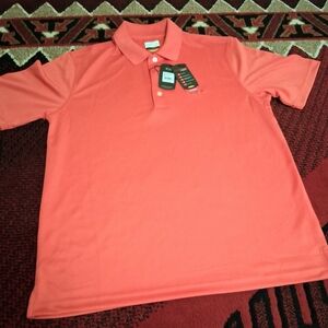P*NWT Greg Norman Golf Shirt, Orange/coral Sz S, Msrp $59